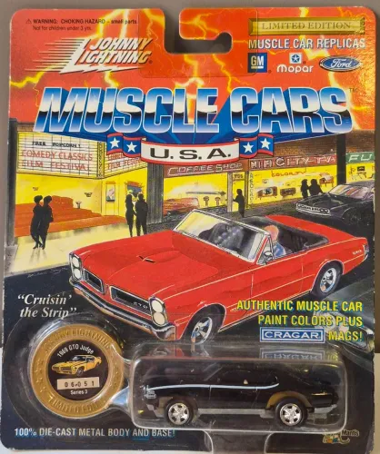 Miniatura Premium Johnny Lightning 1969 GTO Judge Muscle Cars USA