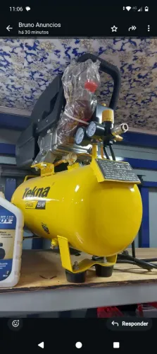 COMPRESSOR 25 LITROS 2,5CV 120PSI TEKNA