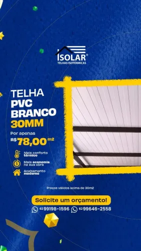 Telhas isotérmicas direto da fábrica