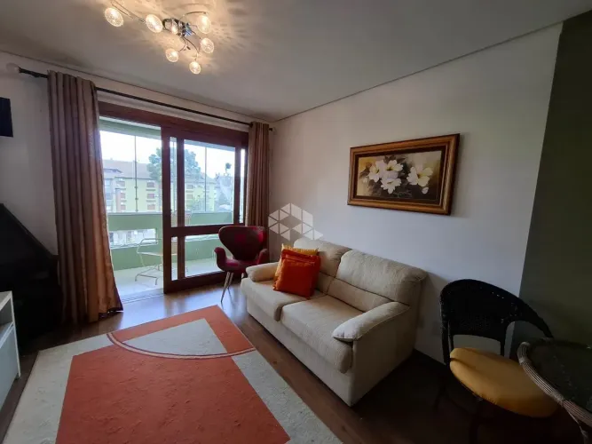 Apartamento na Borges, 1 dormitório, 58,31m², 1 vaga, no Centro de Gramado