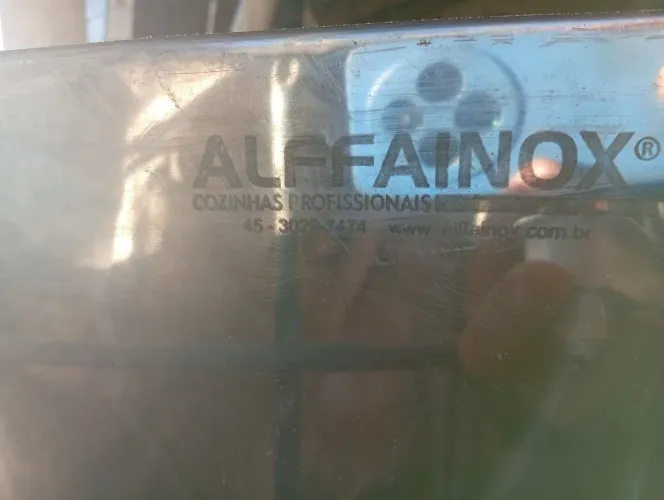 2 Balcão inox pista fria e quente