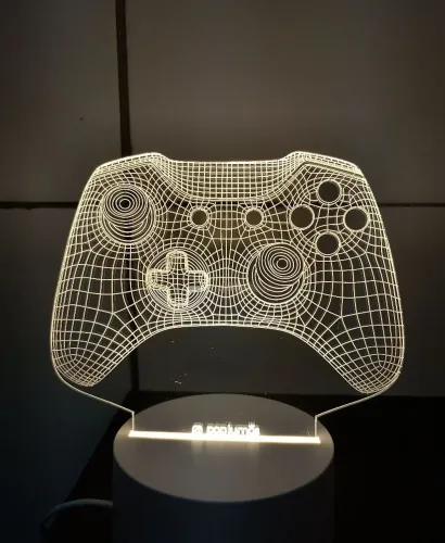 Luminária de Led 3D xbox
