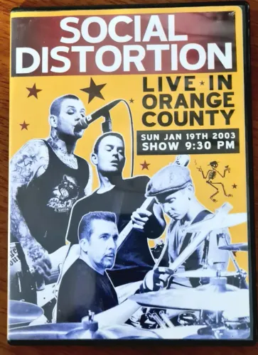 DVD Social Distortion - Live In Orange County - Gravado no House of Blues
