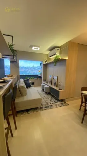 Apartamento Lançamento com 2 Quarto, sendo 1 Suíte à venda, 60 m² por R$ 437.402 - Condomí