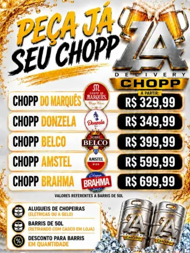 Aluguel de chopeira montada para sua festa .