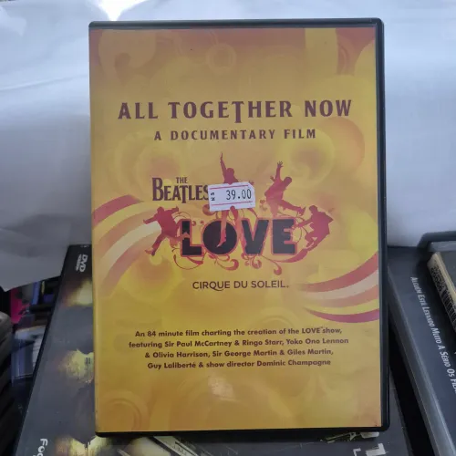 Dvd all together now a documentary the beatles cirque du soleil