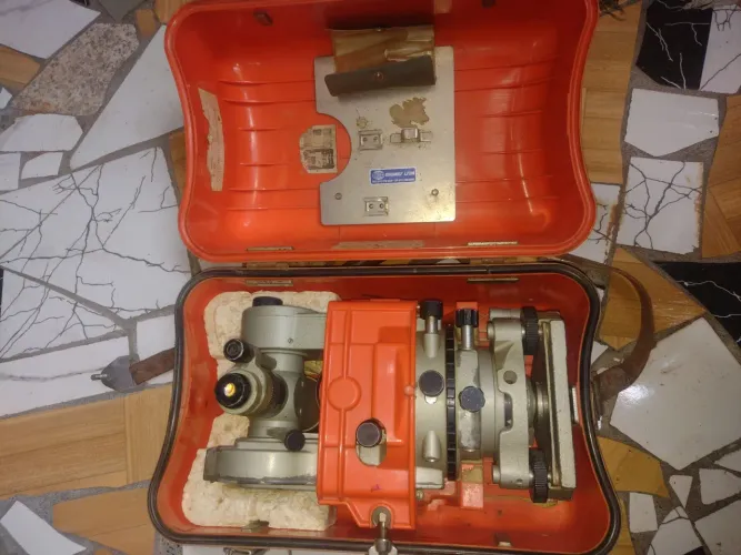 Teodolito Nível Óptico Equipamento de topografia obras  