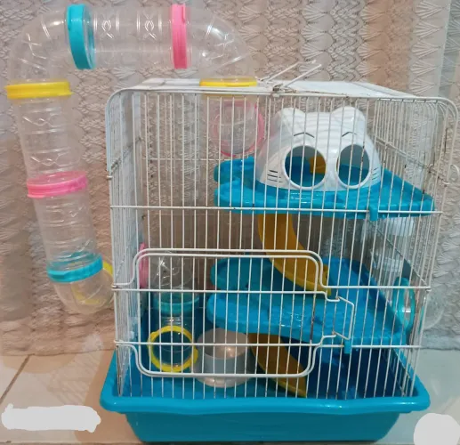 Gaiola Labirinto Safari para Hamster pouco usada.