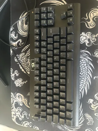 Teclado Redragon Dark Avenger Switch Marrom Mecânico RGB - Ótimo Estado