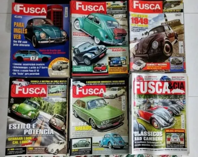 Coleção completa Revista Fusca &Cia n° 1 ao 146