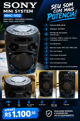Mini System Sony MHC-V02