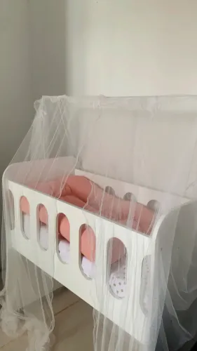 MINI BERÇO 2 EM 1 SEMI NOVO + BRINDES