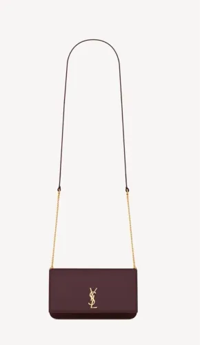 Bolsa Ysl saint laurente em couro liso usado