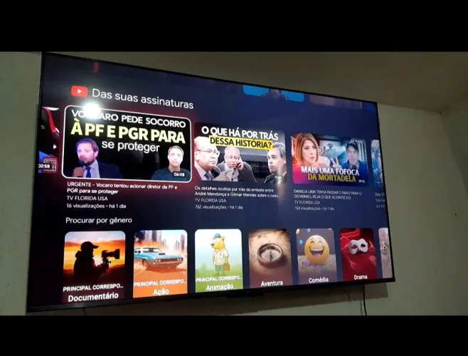 TV 50 polegadas TCL Semp Toshiba Smart Android Google TV