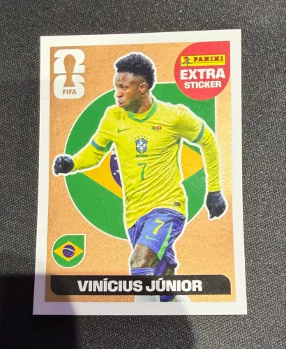 Figurinha Vinícius Júnior Legend Bronze - Raridade Panini Copa 2026