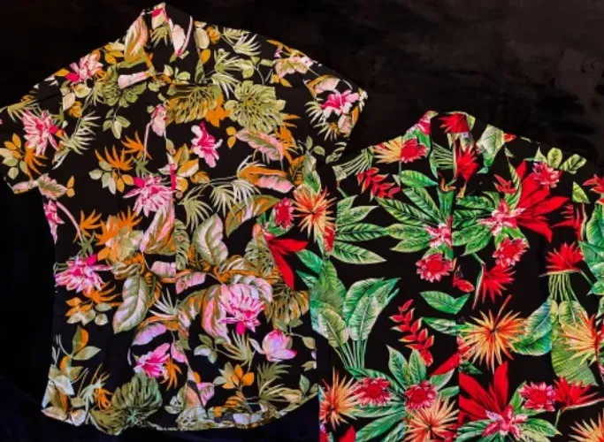 Camisas Floridas 