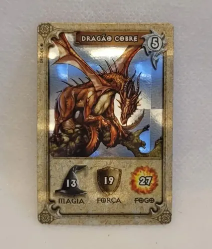 Dracomania(Dragão Cobre Prateado)Original Elma Chips!
