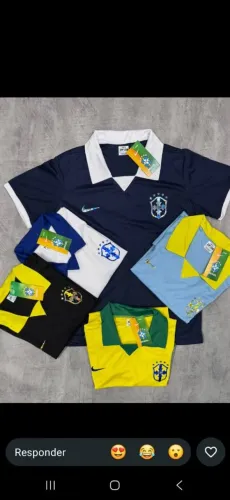 camisas gola polo da seleçao