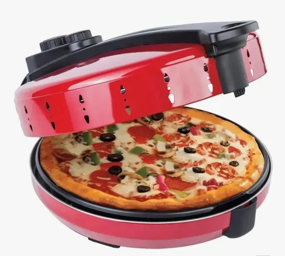 Forno de bancada elétrico Hamilton Beach Pizza 31700 vermelho