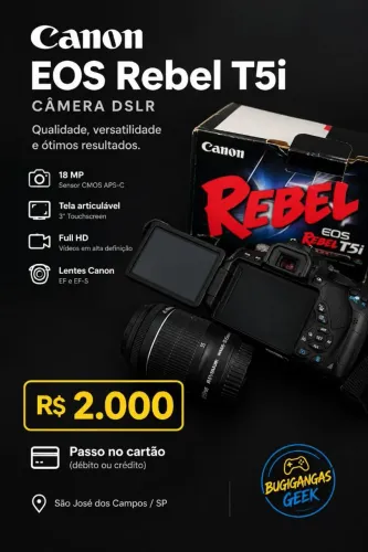 Câmera Canon Semi. Nova