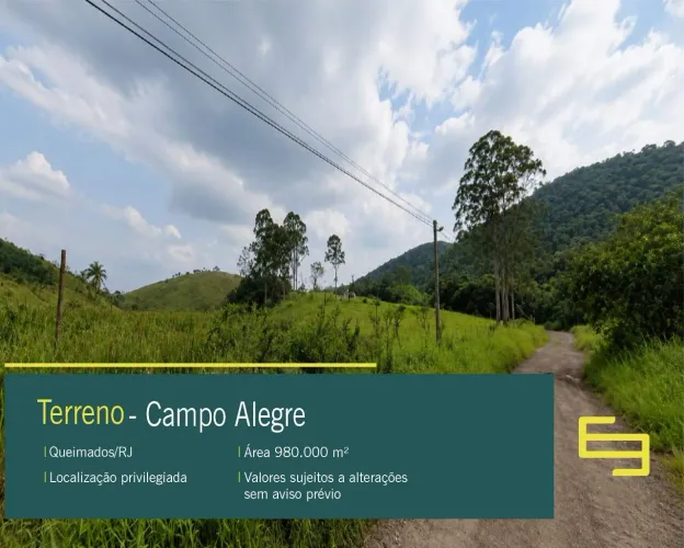 Terreno à Venda em Queimados/RJ no bairro Campo Alegre