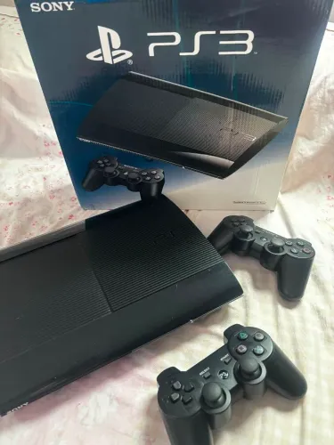 PS3 - Playstation 3 super slim DESTRAVADO HEN ( modelo japonês raro ) COMPLETO