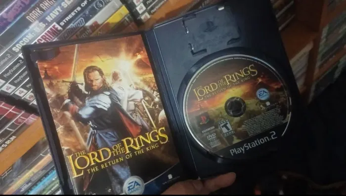 Senhor dos anéis retorno do rei ps2 original