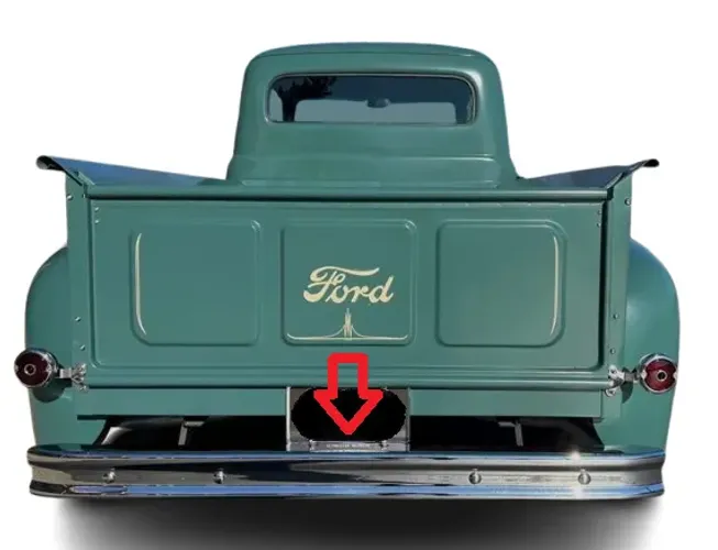 Para-choque Traseiro Ford F-1 48 à 62 Aço Inox