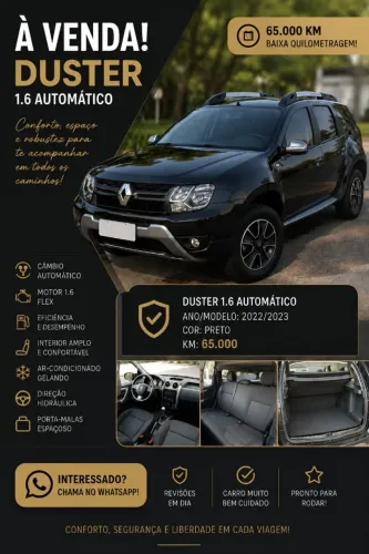Renault Duster Iconic 1.6 16V Flex AUT 2023