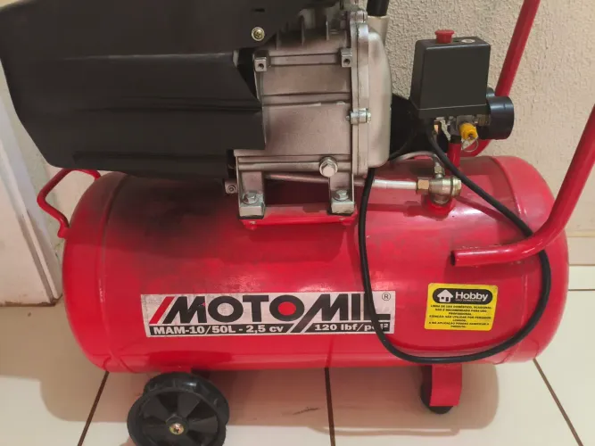 Compressor moto mil 50 litros,220w