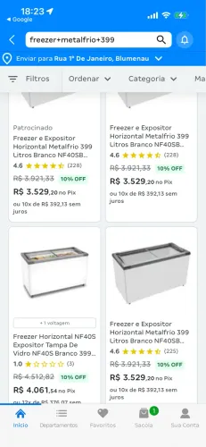 Freezer horizontal expositor metalfrio 400 litros!! Em excelente estado!