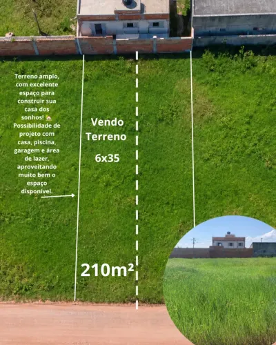 Vendo Terreno - Unamar 6x35