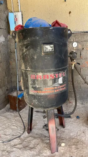 Jato de areia completo