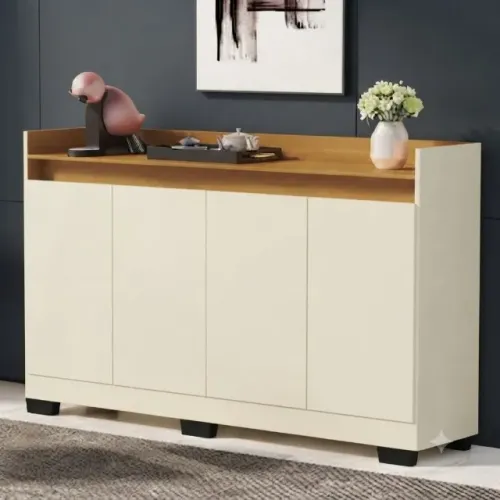 Buffet Real com 4 portas Perola e Mel Novo!  Em Estoque
