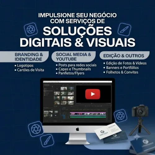 Serviços de Design Gráfico, Edição de Vídeo e Artes Digitais