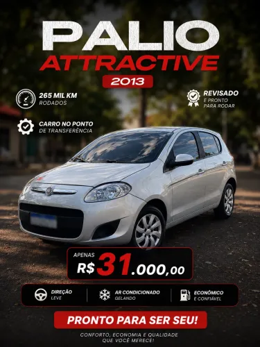 Fiat Palio Attractive 1.0 EVO Fire Flex 8V 5P 2013