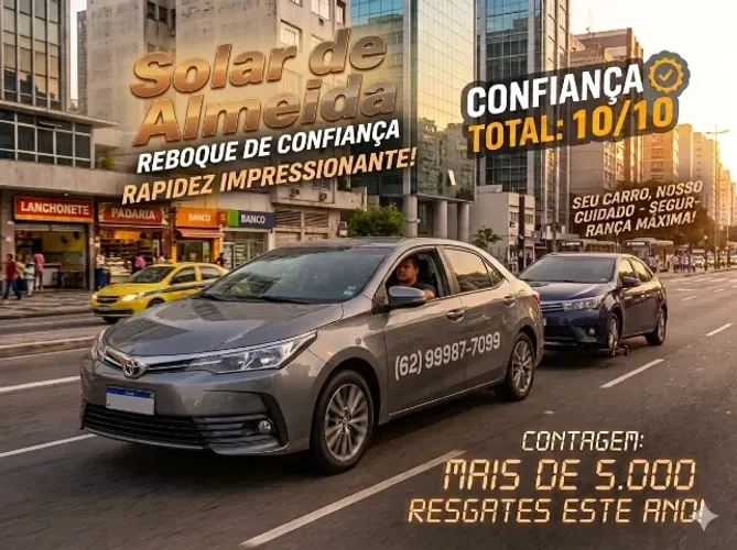 Guincho automotivo com rapidez e segurança