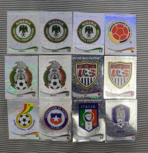 Figurinha Brilhante copa 2014