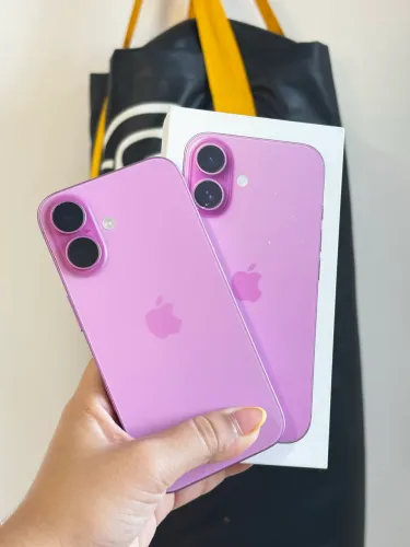 iPhone 16 rosa 128gb com garantia e documento extra 