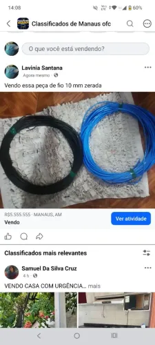 Vendo essa peça de fio