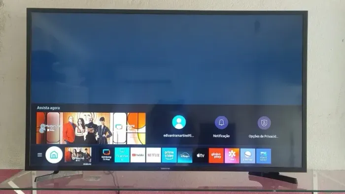 TV 43 4K BOA BARATA E COM GARANTIA- SMART TV 43 4K SAMSUNG MODELO ATUAL