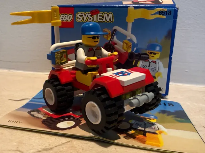 Lego System 6518 Coast Guard Dune Buggy - 1996