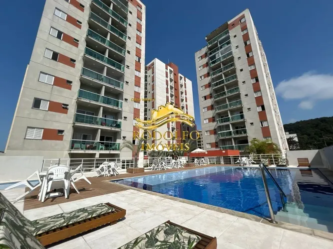 Guarujá-SP Praia da Enseada 2 Dormitórios 1 Vaga Sacada Ar-condicionado Lazer Completo