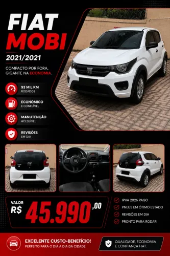 Fiat Mobi Like 1.0 Fire Flex 5P. 2021