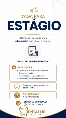 Vaga Atendente-Clínica Odontológica