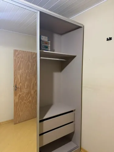 Guarda-Roupa Ele e Ela Móveis Campo Largo - 3 Portas com Espelho