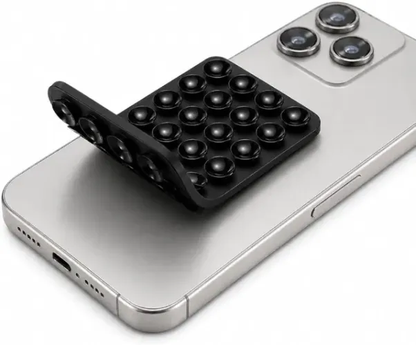 ? SUPORTE DE CELULAR DE SILICONE COM VENTOSA