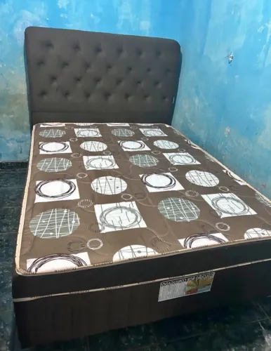 Cama box casal nova hoje