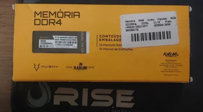 Memória RAM DDR4 Husky Impulse 8GB 3200Mhz CL16