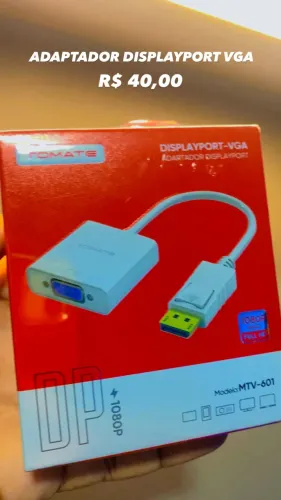 Adaptador DISPLAYPORT VGA